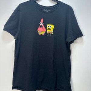 Spongebob Nickelodeon large mens shirt 100% cotton
